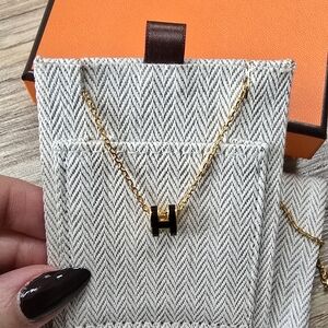 Hermès Mini Pop H Pendant Necklace